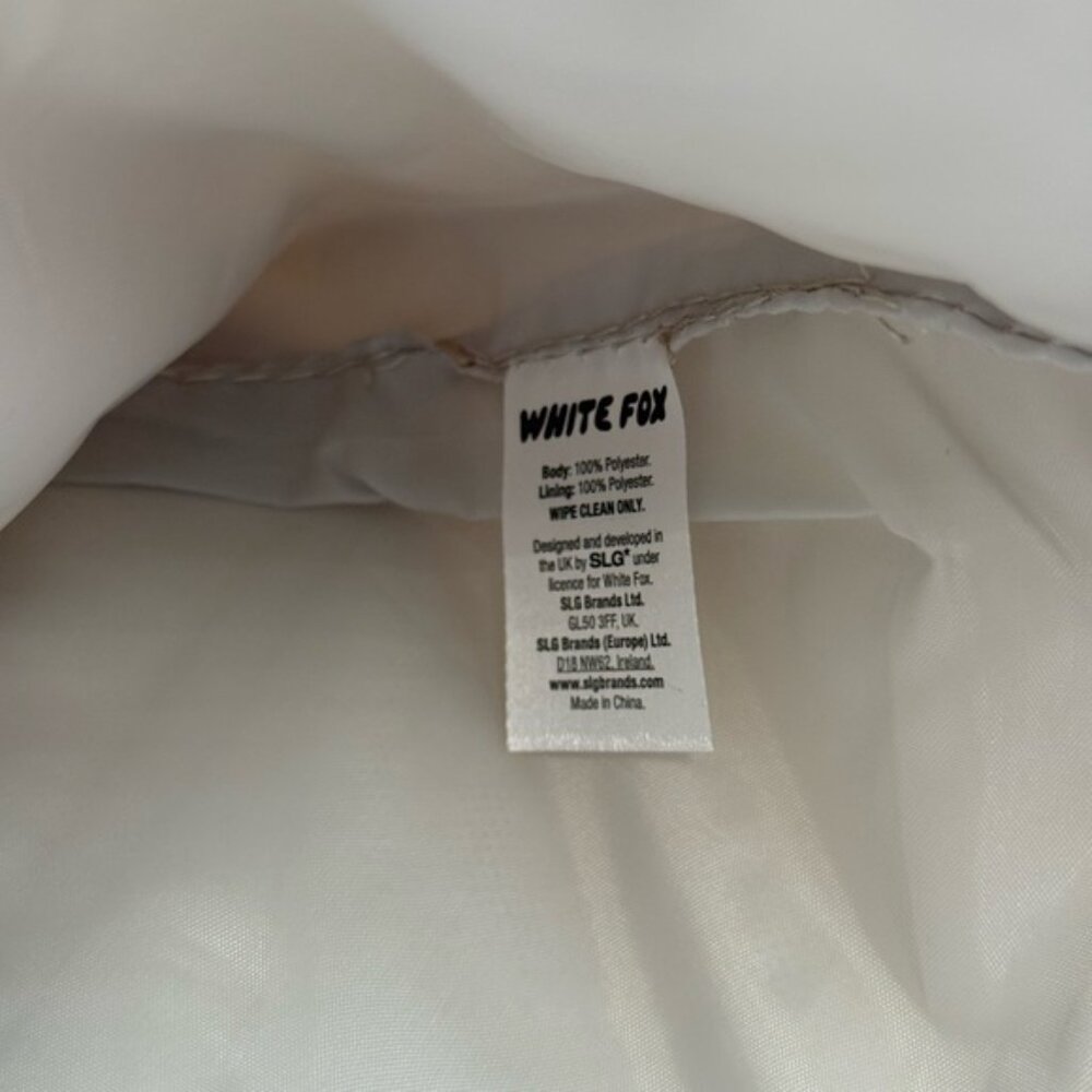 🆕 WHITE FOX BOUTIQUE 🧿 NWOT Vol 1. Tote Bag, Ivory & Pink - Picture 10 of 12